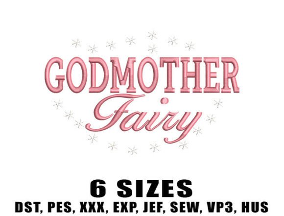 Download Godmother Fairy Embroidery Designs - Design Collection