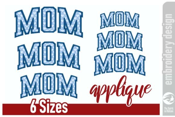 Download Curved MOM Applique Design - Design Collection