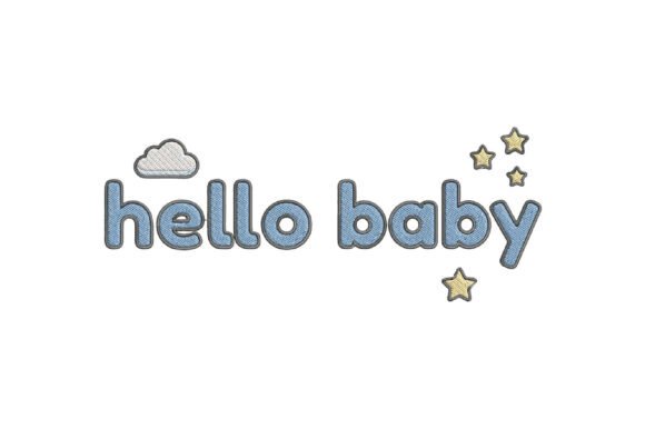 Download Hello Baby Embroidery Design - Design Collection