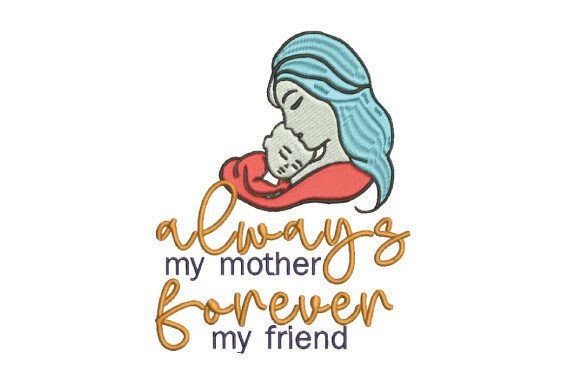 Download Mother's Day Embroidery Design - Design Collection