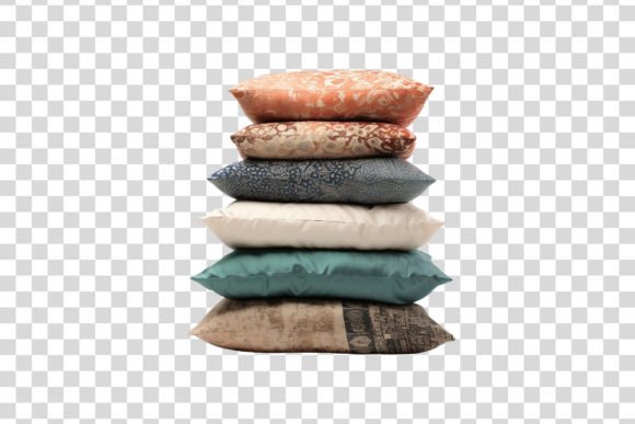 Download Stack of Decorative Pillows Isolated - Decorative pillows Collection
