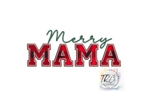 Download Merry Mama Applique Design - Design Collection