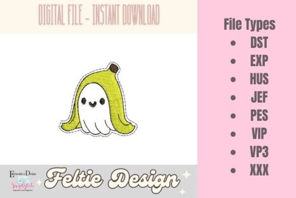 Download Boonana Halloween ITH Feltie Design - Design Collection