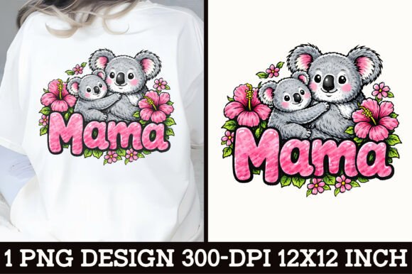 Download Cute Koala Mama T-Shirt Design - Design Collection