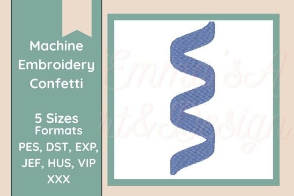 Download Confetti Machine Embroidery Design - Design Collection