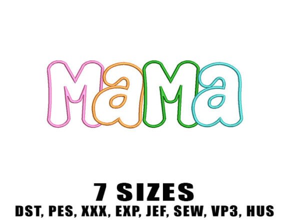 Download Mom Life Embroidery Designs - Design Collection