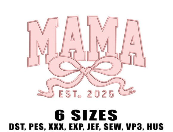 Download Girl Mama Embroidery Designs - Design Collection