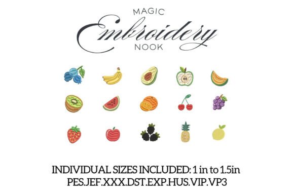 Download Mini Fruits Bundle X 16 Design - Design Collection