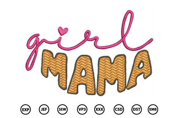 Download Mama Embroidery Design - Design Collection