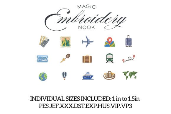 Download Mini Travel Bundle X 16 Designs - Design Collection