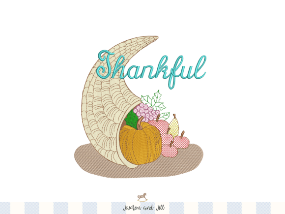 Download Cornucopia Applique Embroidery Design - Design Collection
