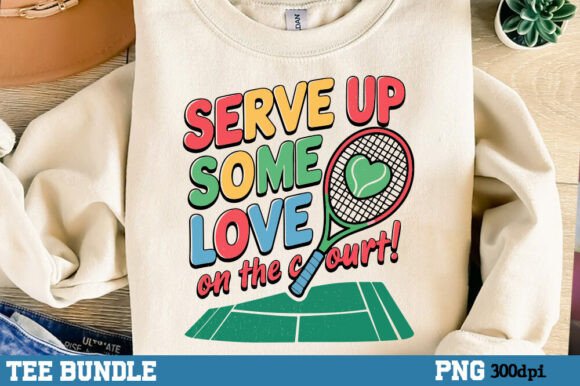 Download Tennis Sports Trendy Sublimation Design - Premium Bundle