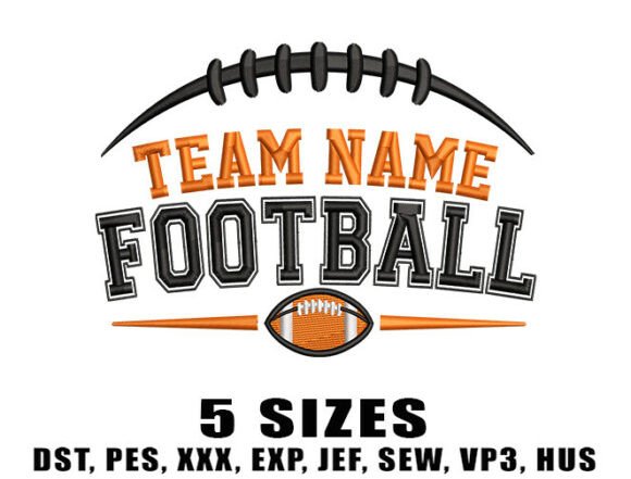 Download Football Team Embroidery Design - Design Collection