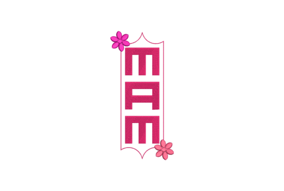 Download Mama Embroidery Design , 6 Formats - Design Collection