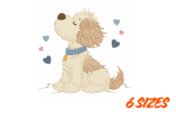 Download Cute Puppy Embroidery Design Pattern Fil - Design Collection